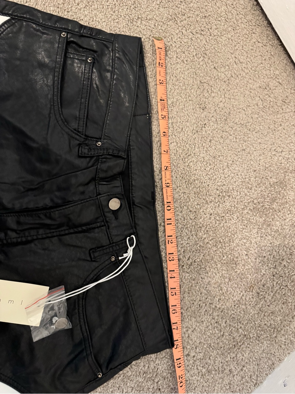 mnml S192 LEATHER PANTS Size 34 - Picture 6 of 14
